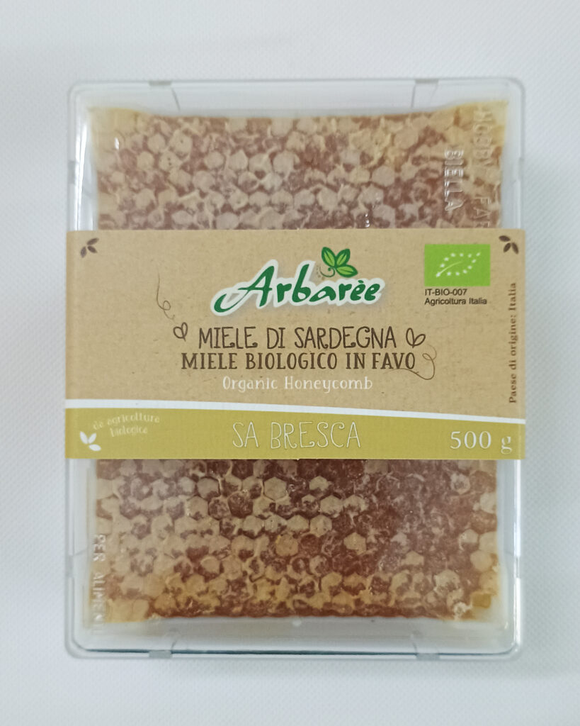 MIELE BIOLOGICO DI CARDO IN FAVO
